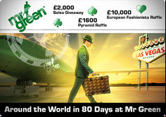 Mr Green Presents Win a Vegas Holiday Promotion