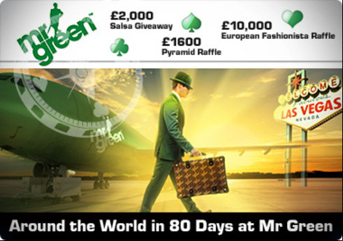Mr Green Presents Win a Vegas Holiday Promotion